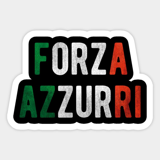 Forza Azzurri Italy Soccer Football Italia Flag Team Sports Italian Soccer Jersey Support Sticker by andreperez87